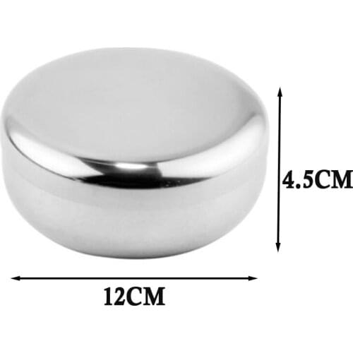 Traditional Rice Bowls Korean Stainless Steel Meal Lid Container Picnic Hiking