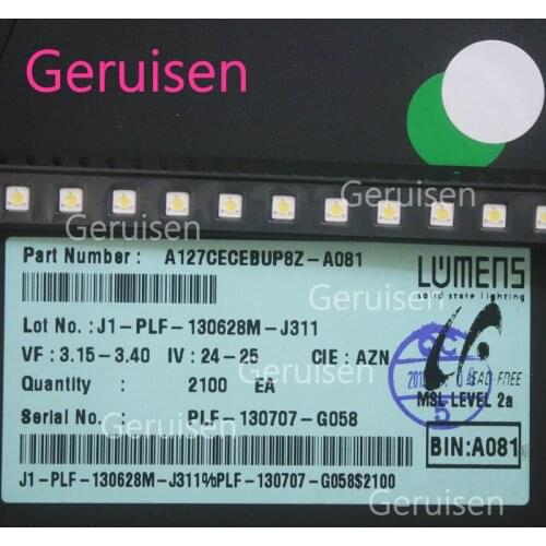 10000pcs lumens lg innotek samsung wooree led diode 3535 3537 High Power 1W 3V Cool white For LED LCD TV Backlight Lamp beads