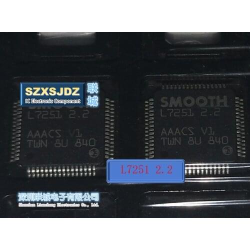 2 pcs/lot L7251 2.2 L7251-2.2 QFP-64