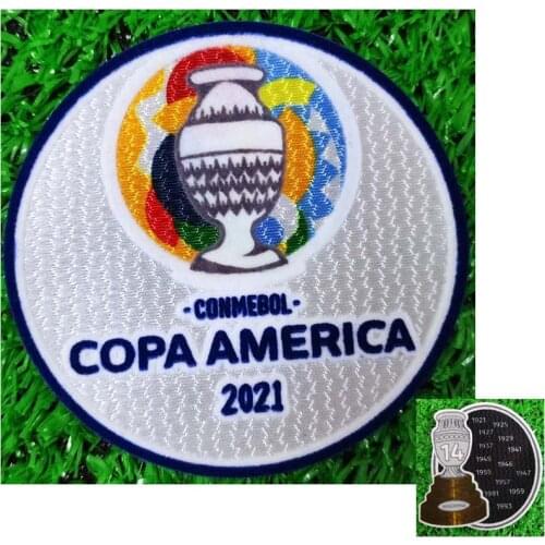 2021 COPA AMERICA CONMEBOL FOOTBALL BADGES 1 2 9 14 15 CUP PATCHES