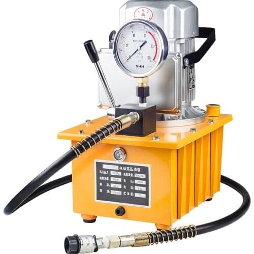 220V / 380V High Pressure Pump 0.75KW Single Loop Electric Pump 7L Hydraulic Oil Station With Shockproof Pressure Gauge