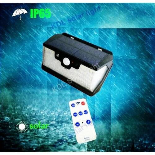 55 leds Solar light remote control radar 3 side lighting usb port Outdoor Street Garden Yard Emergency patio camp deck s