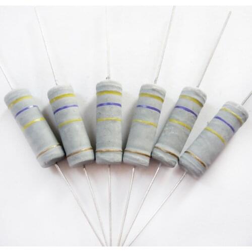 5W 390k 430k 470k 510k Ohm 100% Original New Fixed Resistor Metal Oxide Film Resistors Resistance +/- 5