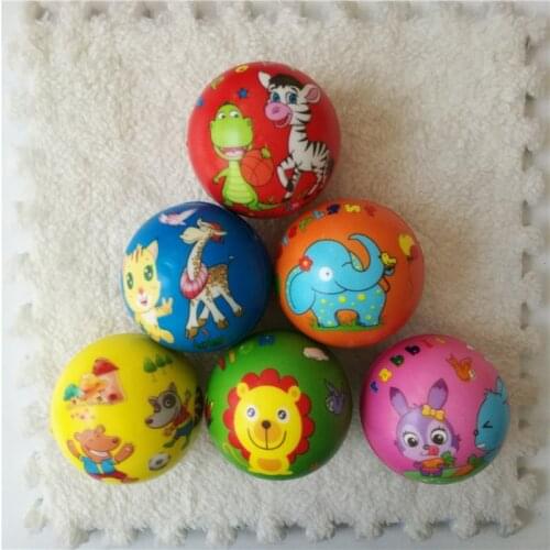 6.3cm Stress Balls Cartoon Animals Rabbit Foam sponge soft Ball Toys for Girls Children Adult Gift