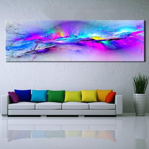 Abstract Painting Oil HD Painting Wall Pictures For Living Room Home Decoration Abstract Clouds Colorful Canvas Art No Frame