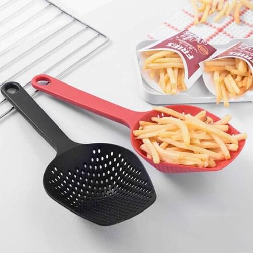 No-stick Drain Colanders Shovel Kitchen Utensil Gadget Accessories Veggies Water Leaking Shovel Strainers Cooking Tool Supplies