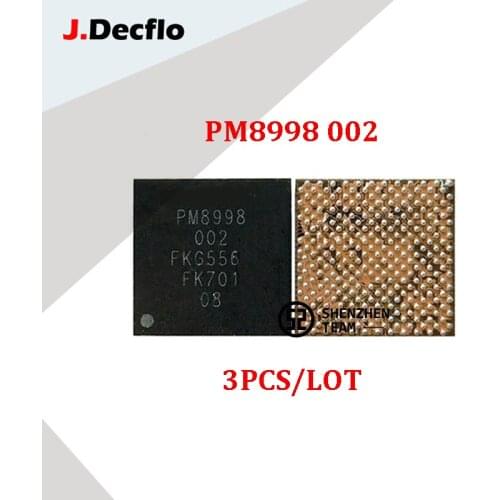JDecflo 3PCS PMIC PM8998 002 Power Supply Chips For Samsung S8 S8+ Note 8 G950 N950 XIAOMI 6 6X MI MIX 2 2S 3 ZTE Nubia Z17 Z17S