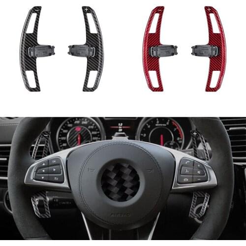 For Benz AMG A45 C63 S63 GLE GLS GLA 2015-2020 Car Steering Wheel Paddle Shift Extend Accessory Shifters DSG Replacement