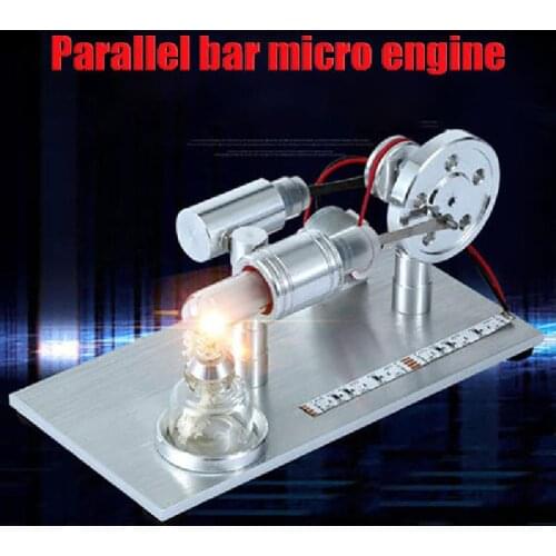 Stirling Engine Model Generator Small High Power Two Cylinder/four Cylinder Scientific Experiment Mechanical Model Steam Engine