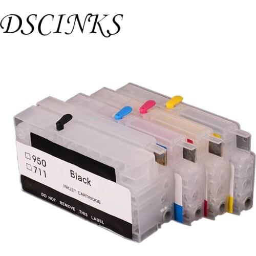 4 colors 950 951 Refill Ink Cartridge For HP 950XL 951 Officejet Pro 8100 8600 8630 8610 8620 8680 8615 8625 251dw 276dw printer