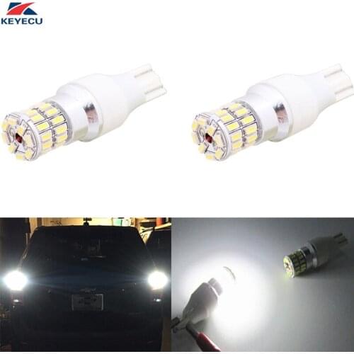 KEYECU 2 Super Bright White T15 3014 36SMD High Power Lights Bulbs for Back-Up Reverse Light Lamps Replacement