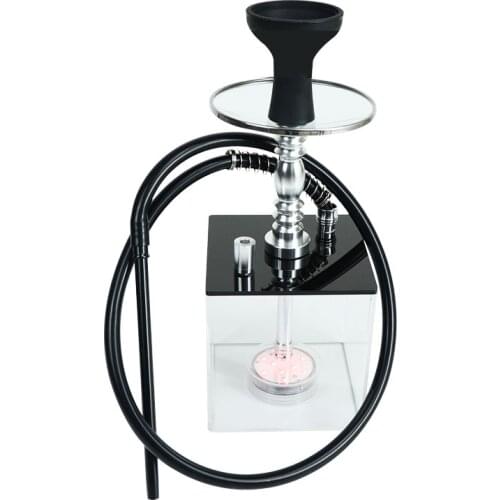 Acrylic Hookah Set Shisha Box Nargile Sheesha Narguile Chicha Cachimbas Water Pipe Shisha Box Hookah With LED For Smoking кальян