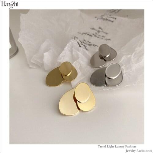 Niche Design a Two-wear Three-piece Leaf Women Stud Earrings Jewelry Party Gift French Minimalist Fashion Trend Accessories