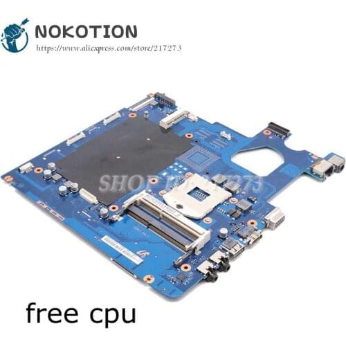 NOKOTION For Samsung NP300 NP300E5C NP300E5X Laptop Motherboard SCALA3-15 17CRV DDR3 HM70 Free CPU BA92-11486A BA92-11486B