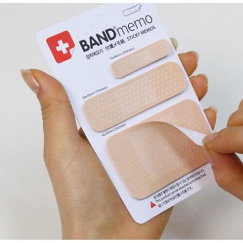 Office Planner Stickers Bands Aid Type Notepad Self Adhesive Sticky Notes Nurse Memo Pads Papelaria Kids Students School Writing