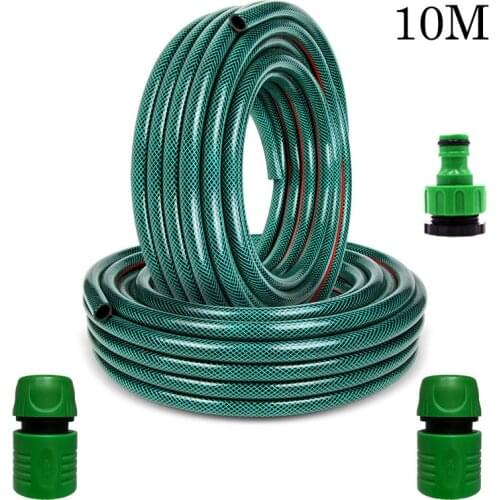 10M Watering Hose PVC Car Wash 1/2 Inch Garden Irrigation Pipe Plants Flower Sprinkler Garden Hose Greenhouse Irrigating