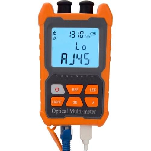 Handheld VFL+Power Meter Portable All-In-One Fiber Optic Power Meter With 5km Laser Source Visual Fault Locator
