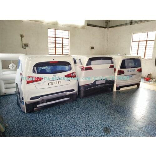 Sale of professional inflatable tail car for car test collision, inflatable car, for automatic brake test