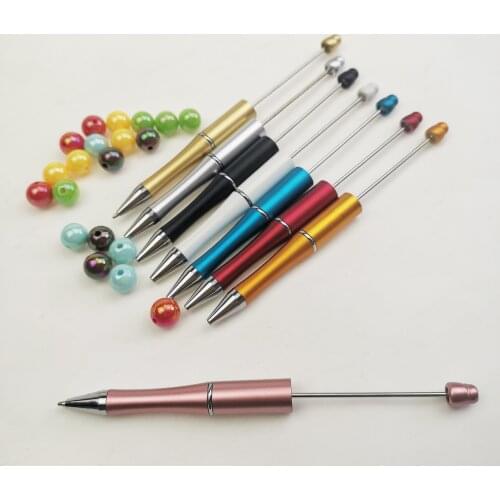 10pcs can choose colours Beadable Pen Bead DIY Birthday Graduation Holiday Customized Gifts Wedding Party Bridal Bridesmaid Gift