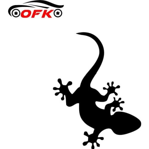 OFK Coolest Reptile Lizard Vinyl Decor Car Stickers Accessories 13.2CM*9.9CM
