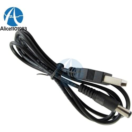 USB 2.0 Male A To DC 5.5mm x 2.1mm 80cm Plug DC Power Supply Cord Cable Power Small Devices From Computer or Other USB Port