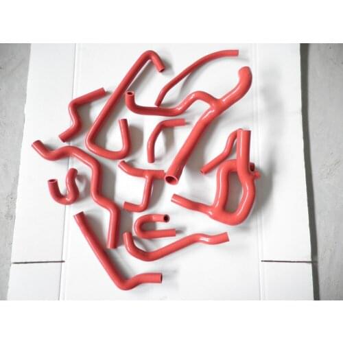 SILICONE RADIATOR&ANCILARRY HOSE RENAULT 19 16S 1.8 F7P 1988-1997 RED