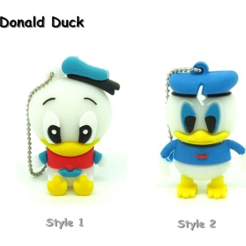 Cartoon role Donald Duck USB Flash Drive cute Pen drive 4gb 8gb 16gb 32gb cool Gift Animal pendrive usb 2.0 creativo