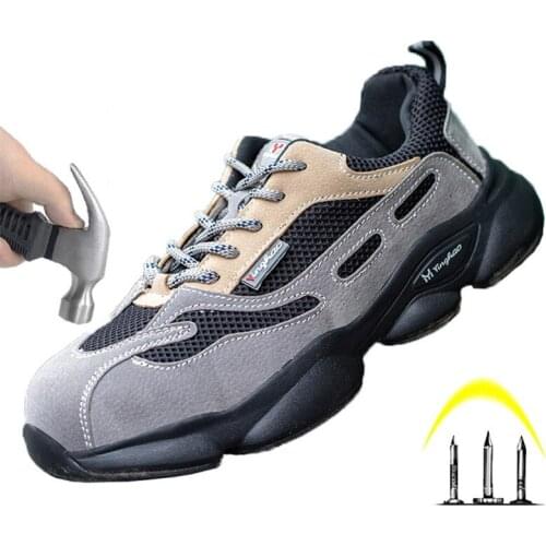 Direct Supply Tennis Safety Shoes, Anti-Smashing And Anti-Piercing Work Boots, Indestructible Protective Western Steel Toe Boots