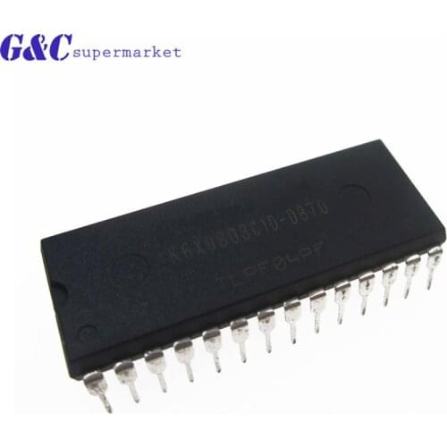 1/5PCS K6T0808C1D-DB70 0808C1D K6T0808 DIP-28 32Kx8 bit Low Power CMOS Static diy electronics