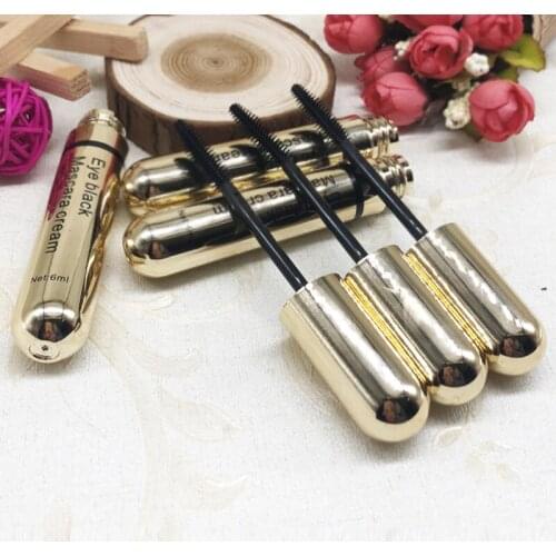 10/20/50pcs Empty Plastic Gold Cosmetic Mascara Tube Refillable Package Container Eyelash Bottle Vials New DIY Makeup Tools