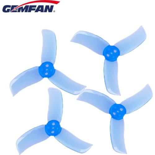 10pair Gemfan Hulkie 2040 2.0X4.0 PC 3 Blade Tri-blade Propeller CW CCW Compatible 0806-1105 Brushless Motor for FPV Racing Kit
