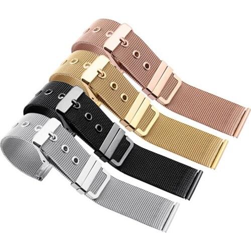 22mm milanese band for Samsung Galaxy Watch 46mm Gear S3 Frontier huawei gt watch strap huami amazfit stainless steel bracelet