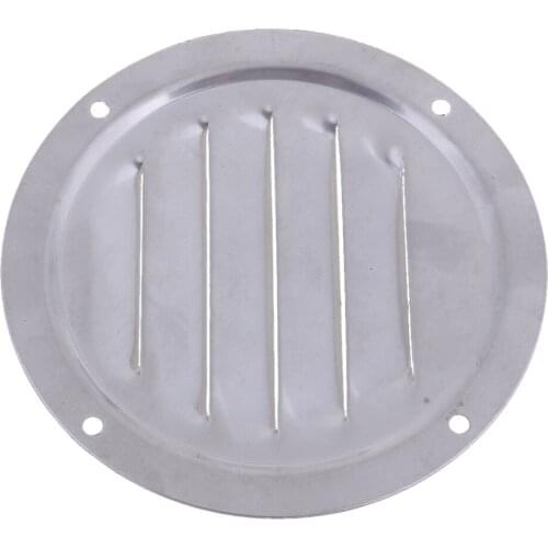 304 Marine-Grade Stainless Steel Round Louver Vent 103mm 4 Inch