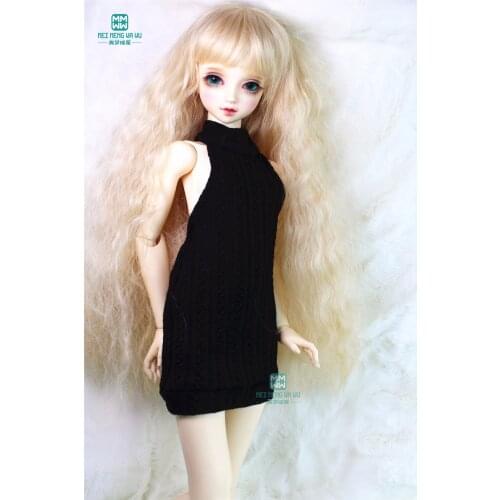 BJD doll clothes for 58-60cm 1/3 bjd SD10 SD13 DD doll black Wool vest Lace panties