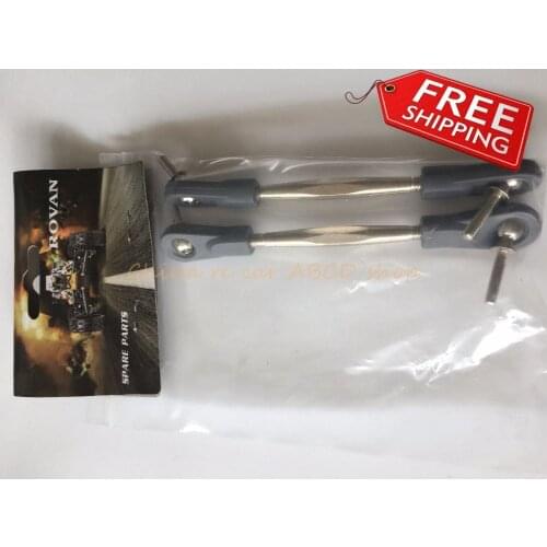 Rovan baja parts 2pcs steering link linkage linker connecting bar pull rod trolley for 1/5 rc car Baja 5B 5T 5SC HPI 85245