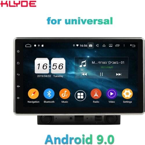 KD-2000 10.1inch android 9.0 8 core car multimedia player audio music systemwith gps navigation for Universal car dvd player