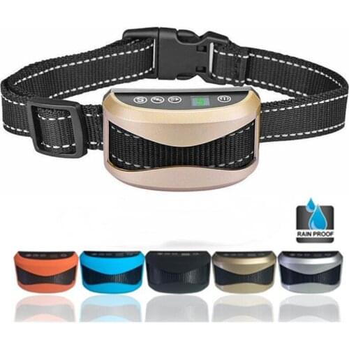 Electric Anti Bark Collar Stop Dog Barking Training Collars Safe & Pain Free Training Collar Rechargeable Waterproof For All Dog