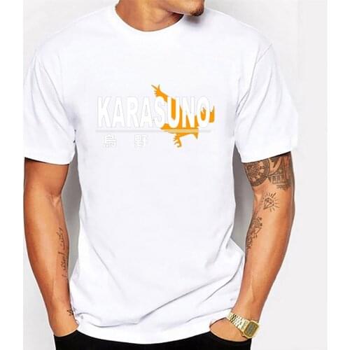 Anime Haikyuu T Shirt Farasuno High School T Shirts Summer Harajuku Tshirts New Men Oversized Round Neck Tops Short Sleeve Tees