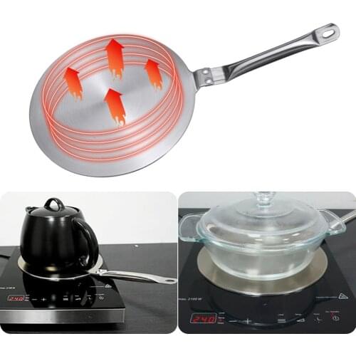 2021 Cooking Plate Induction Hob Converter Stainless Steel Heat Diffuser Converter Gas Electric Induction Cooker Kitchen Gadgets