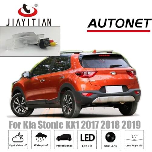 JiaYiTian Rear view Camera For Kia Stonic 2017 2018 2019 KX1 Reverse Camera CCD Night Vision license plat camera backup camera