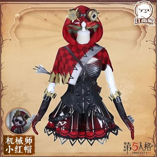 Game Identity V Cosplay Tracy Reznik Little Red Riding Hood Costume Original Skin Costumes Women Skirt