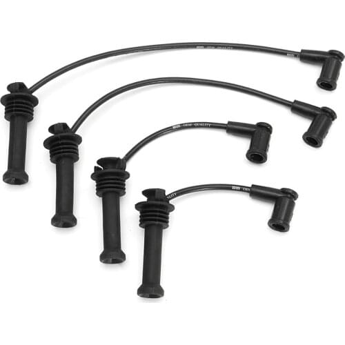 4 Pcs Silicone Ignition HT Lead Coil Set For Ford For Focus 1.6 TI 1.6 1.4 1.6 16V 1.4 16V PROSPARK For Spark Plug OES530