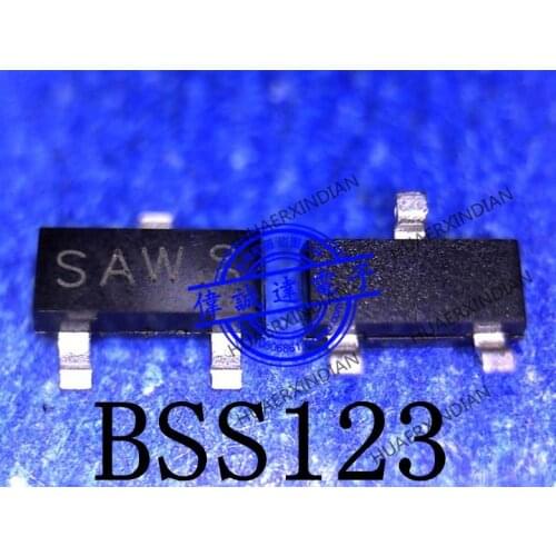 New Original BSS123LT1 BSS123 Printing SAW 100V/170mA SOT-23
