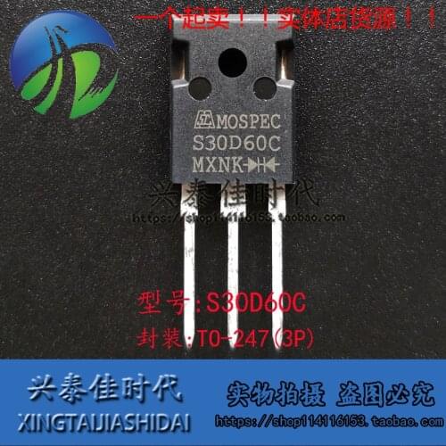 New 5pcs S30D60C 30A/60V TO-247