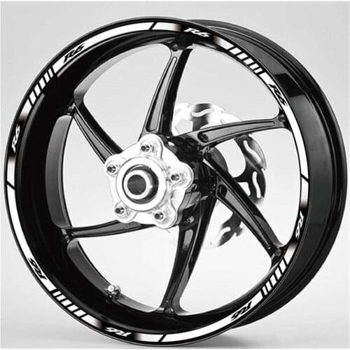 New Motorcycle inner wheel Stickers rim reflective decoration decals car accessories For YAMAHA R6 r6