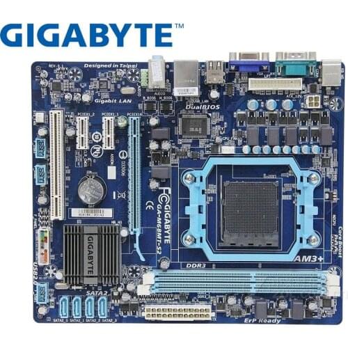 Gigabyte GA-M68MT-S2P original desktop motherboard for AMD GA-M68MT-S2 DDR3 Socket AM3 GM68MT-S2P M68MT-S2 USB2.0 motherbaord