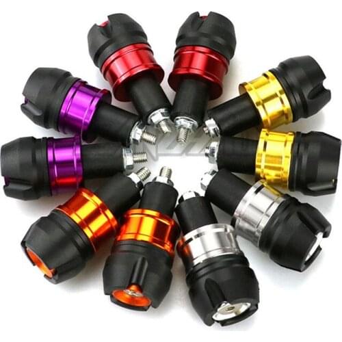 A Pair Motorcycle Bar End Plug Counterweight Plug Slider for Honda Suzuki Yamaha KTM Benelli Zontes 7/8'' 22mm Universal