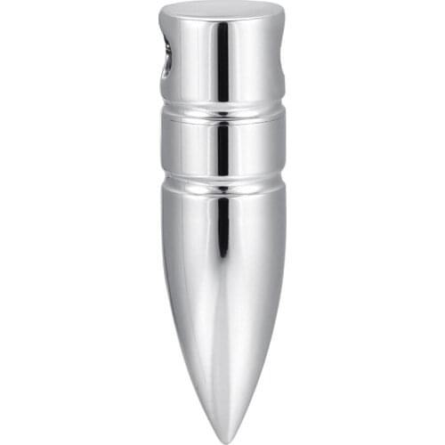 High Polished Bullet Design Stainless Steel Memoiral Urn Necklace for ashes Cremation Keepskae Urn Jewelry Pendant CMJ9891