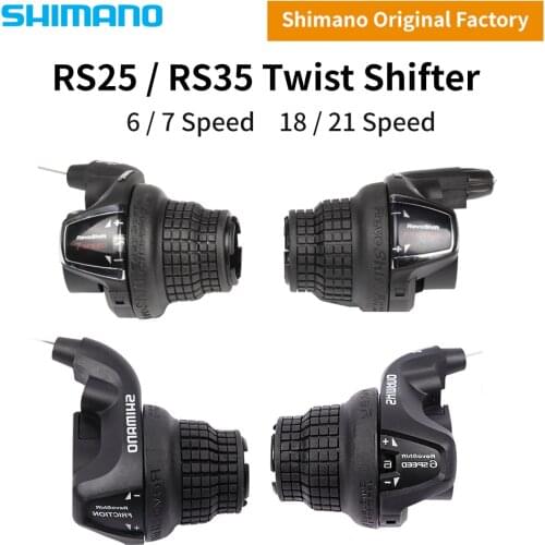 Shimano Tourney SL-RS25 RS35 Revoshift Bike Derailleur Shifter lever 3*6s 3*7s 3 6 7 18s 21s Folding MTB Bicycle Shifter