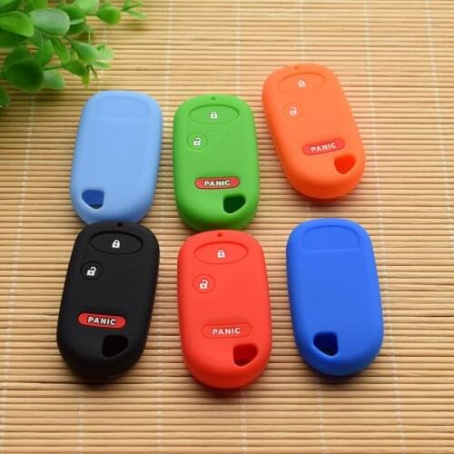 SILICONE rubber CAR KEY COVER CASE For Honda Civic Element Accord CR-V 3 button key